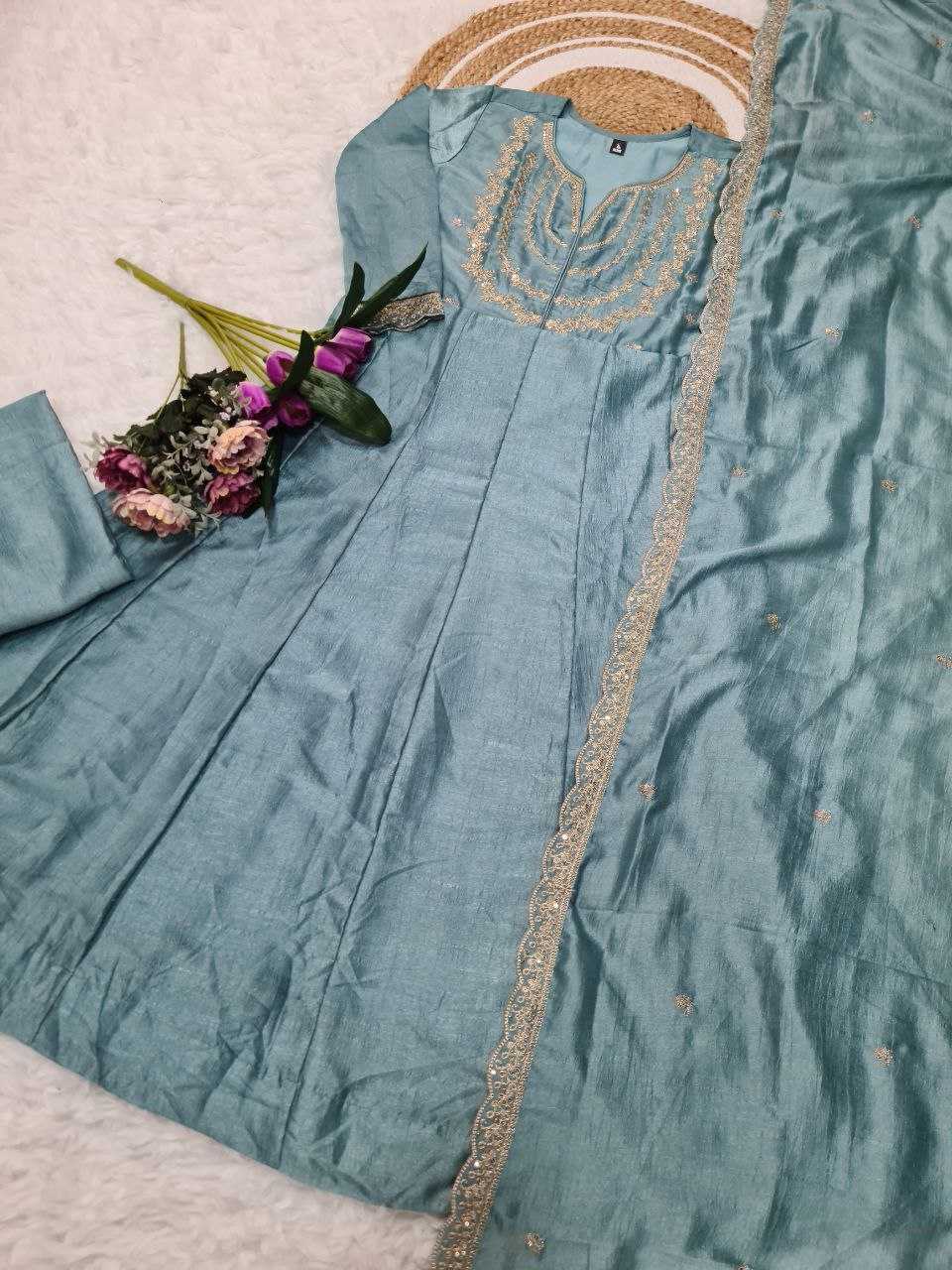 Ynf Vichitra Silk KESH529 MUSKAN Suits & Dresses Wholesale Ladies Suits Embroidery Suits Anarkali Suits Party wear suits Manufacturer
