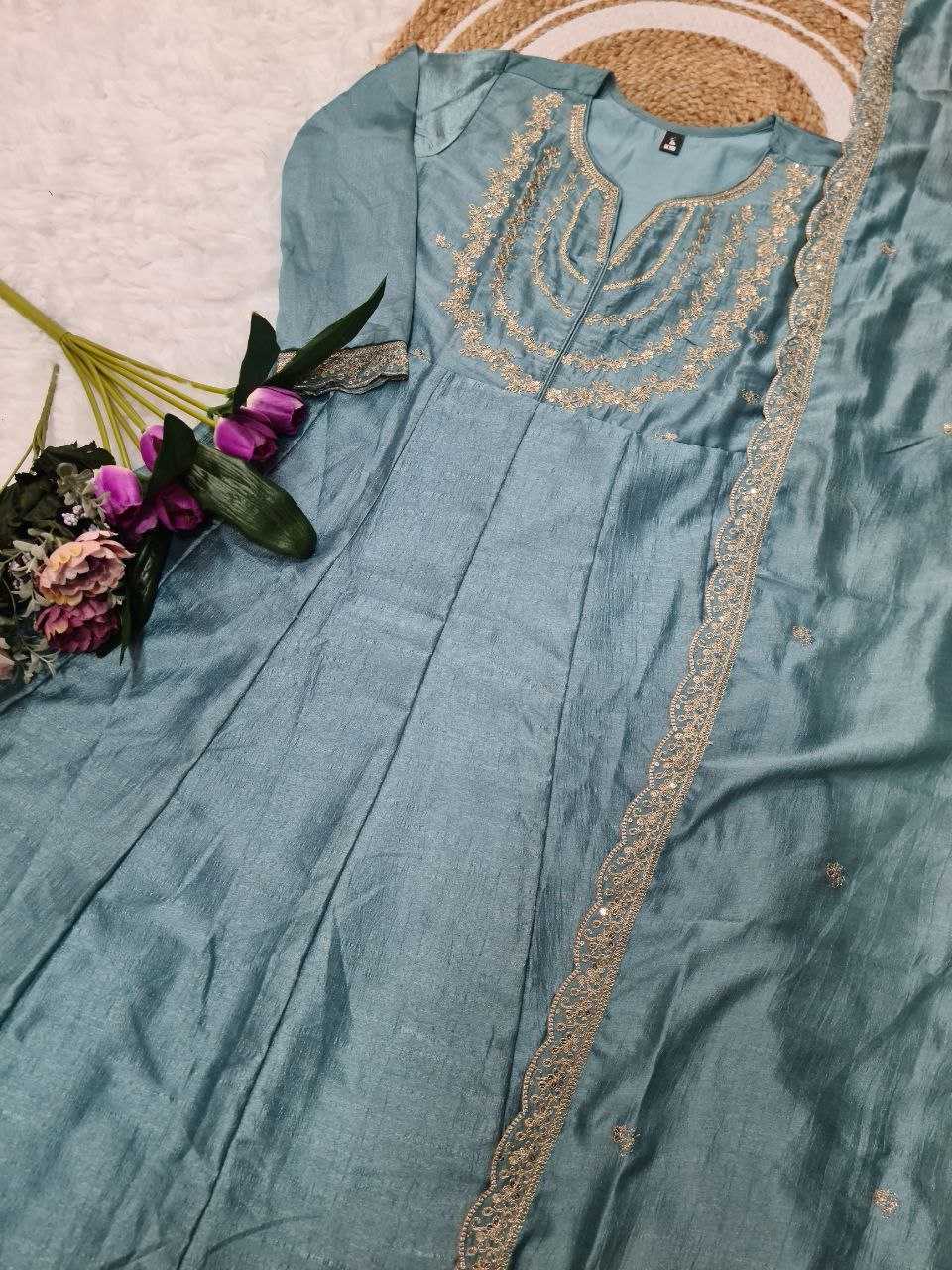 Ynf Vichitra Silk KESH529 MUSKAN Suits & Dresses Wholesale Ladies Suits Embroidery Suits Anarkali Suits Party wear suits Manufacturer