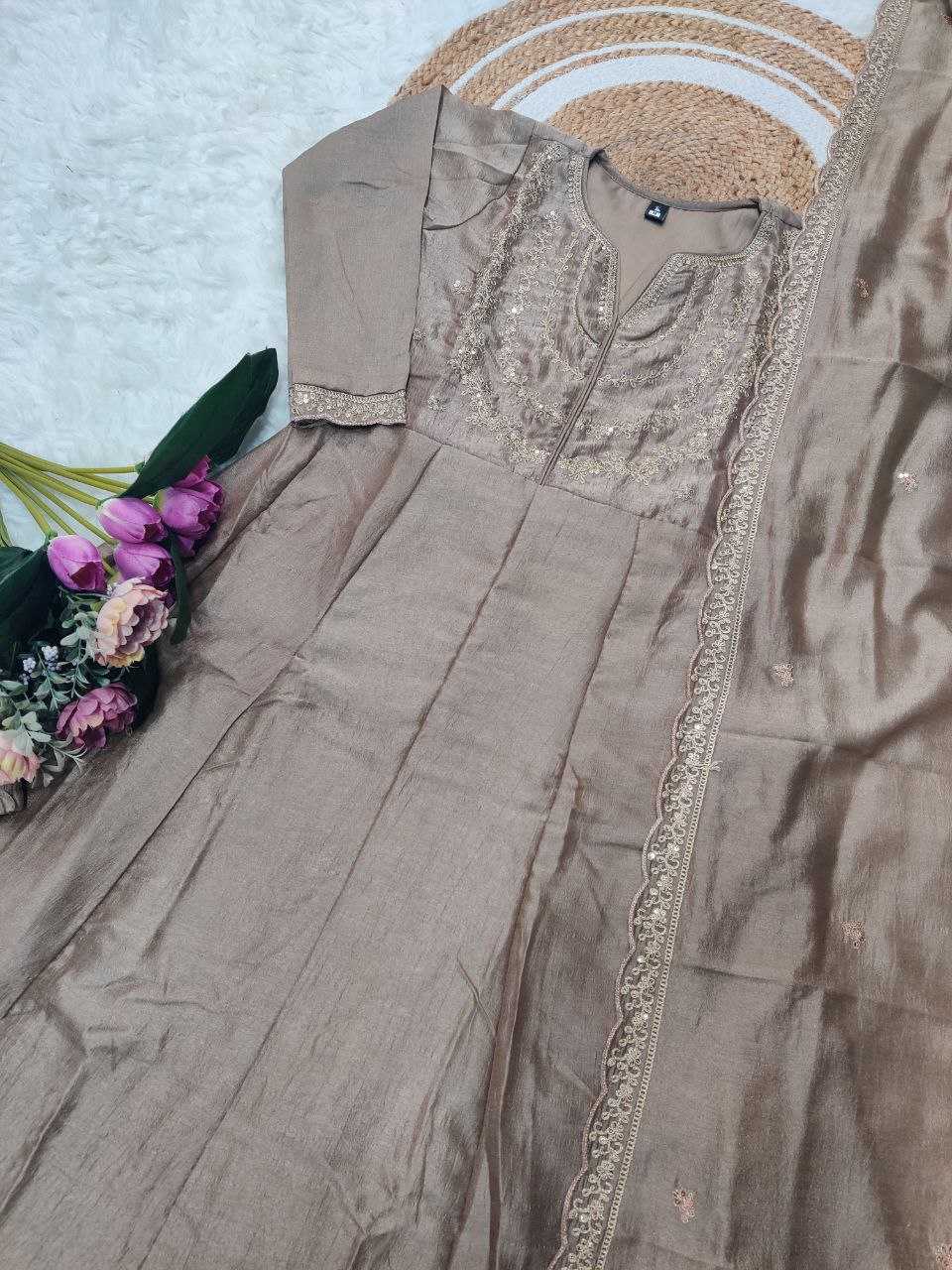 Ynf Vichitra Silk KESH529 MUSKAN Suits & Dresses Wholesale Ladies Suits Embroidery Suits Anarkali Suits Party wear suits Manufacturer