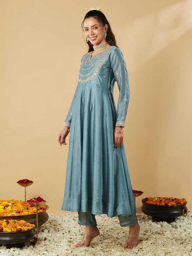 Ynf Vichitra Silk KESH529 MUSKAN Suits & Dresses Wholesale Ladies Suits Embroidery Suits Anarkali Suits Party wear suits Manufacturer