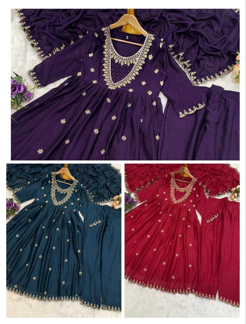 Ynf Vichitra Silk KESH529 SIMRAN Suits & Dresses Wedding Collections Festive Collections Wholesale Embroidery Suits Ladies Silk Suit Designer Suits Manufacturer
