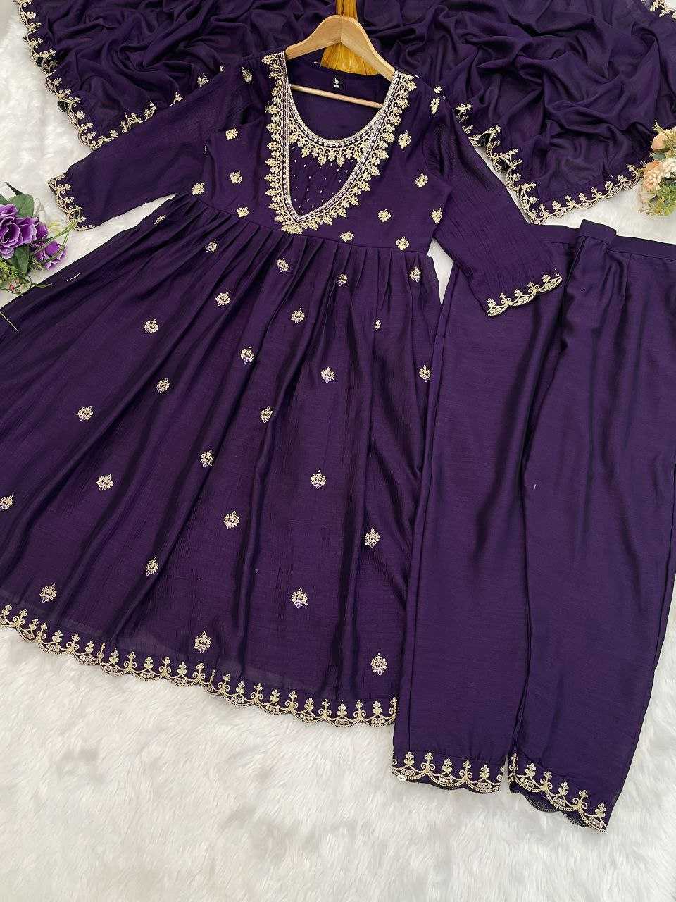 Ynf Vichitra Silk KESH529 SIMRAN Suits & Dresses Wedding Collections Festive Collections Wholesale Embroidery Suits Ladies Silk Suit Designer Suits Manufacturer