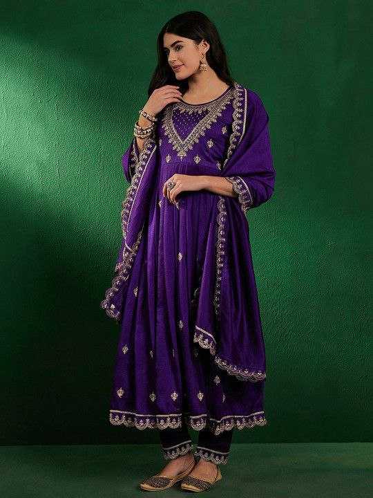 Ynf Vichitra Silk KESH529 SIMRAN Suits & Dresses Wedding Collections Festive Collections Wholesale Embroidery Suits Ladies Silk Suit Designer Suits Manufacturer