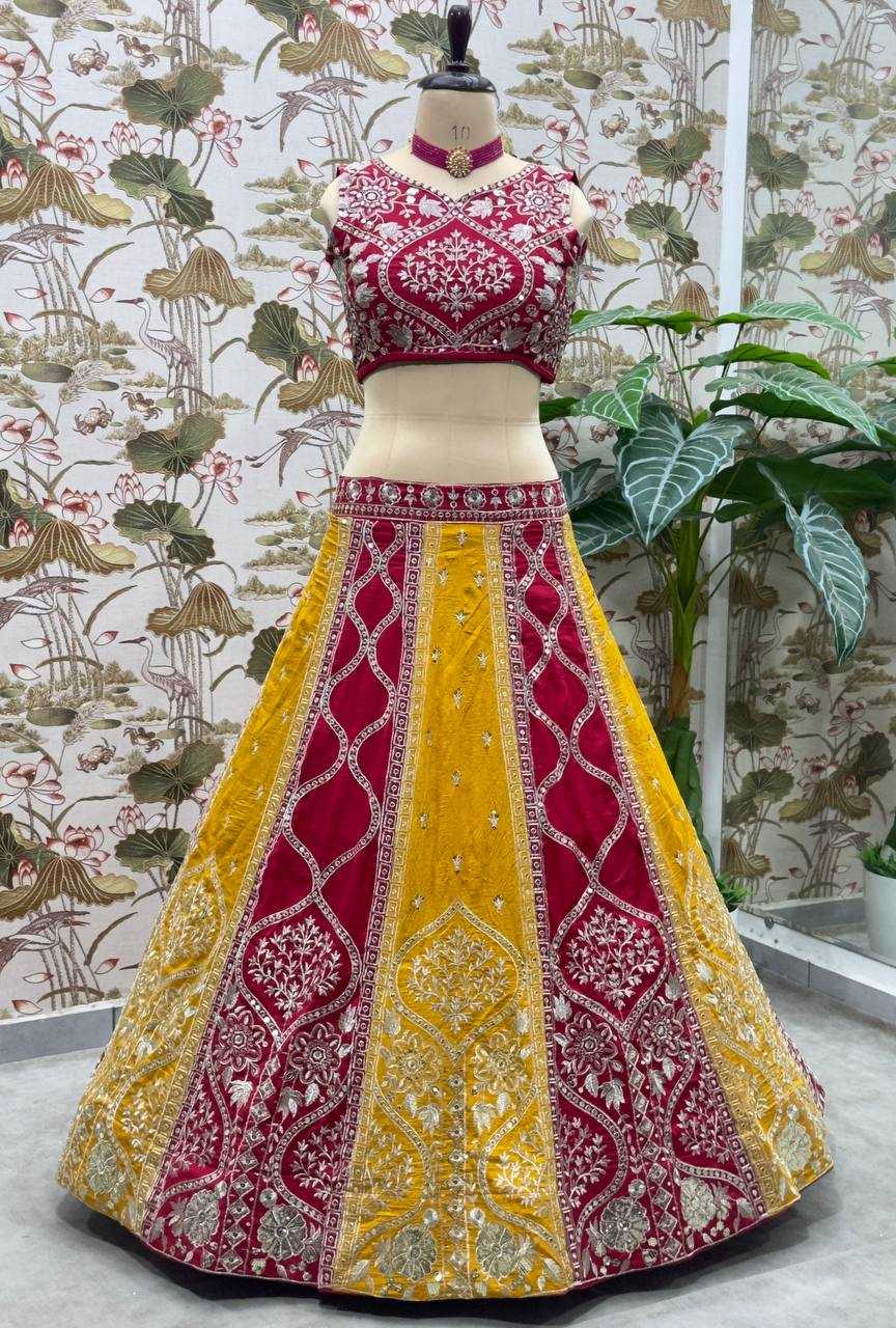 Ynf Vichitra Silk KESH533 5104 Lehengas Wholesale Fancy Lehenga Embroidered Lehenga Lehenga For Haldi Sequins Lehenga Lehenga With Cancan Manufacturer