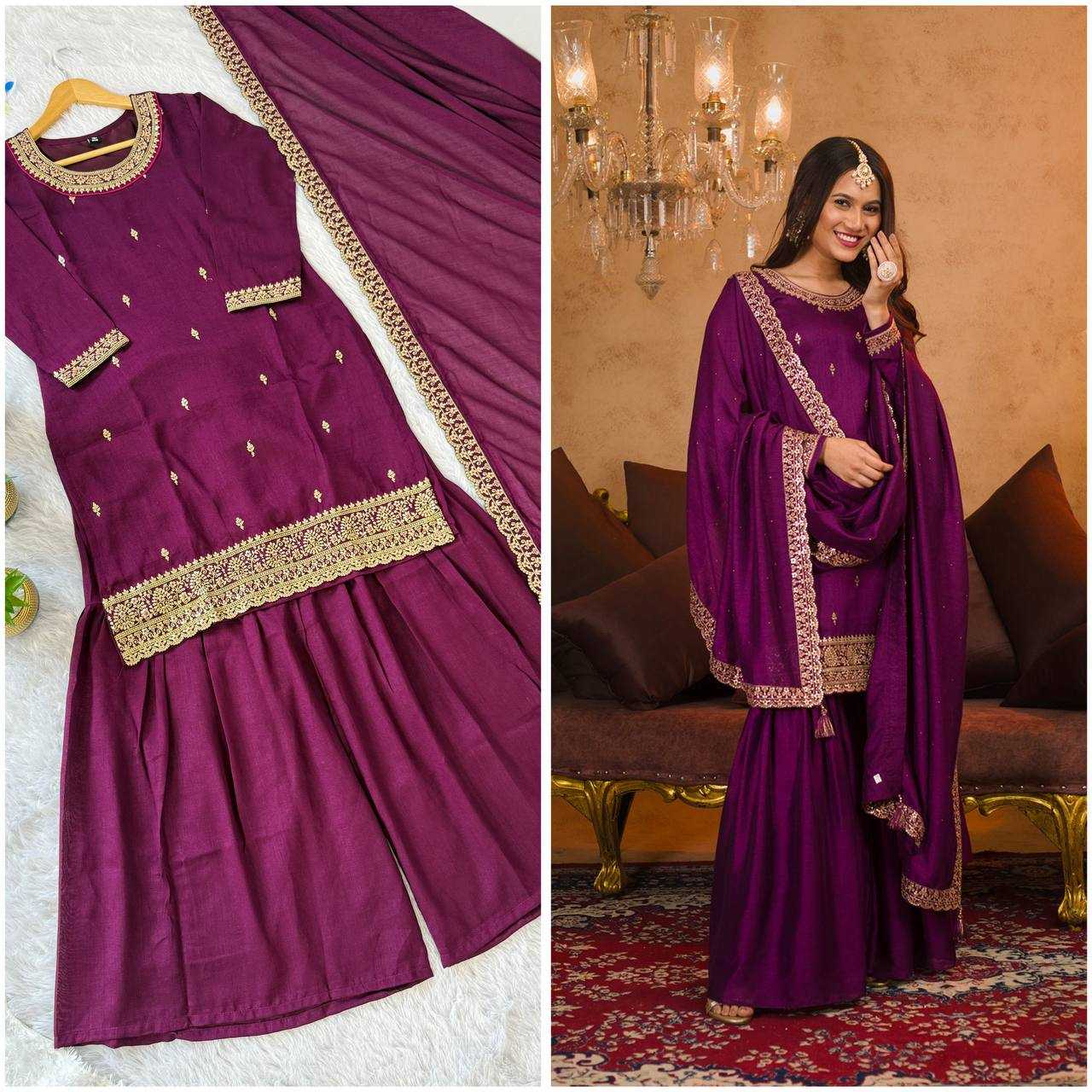 Ynf Vichitra Silk KESH537 KOSKI Suits & Dresses Wholesale Sharara Salwar Suits Embroidery Suits Party wear suits Manufacturer