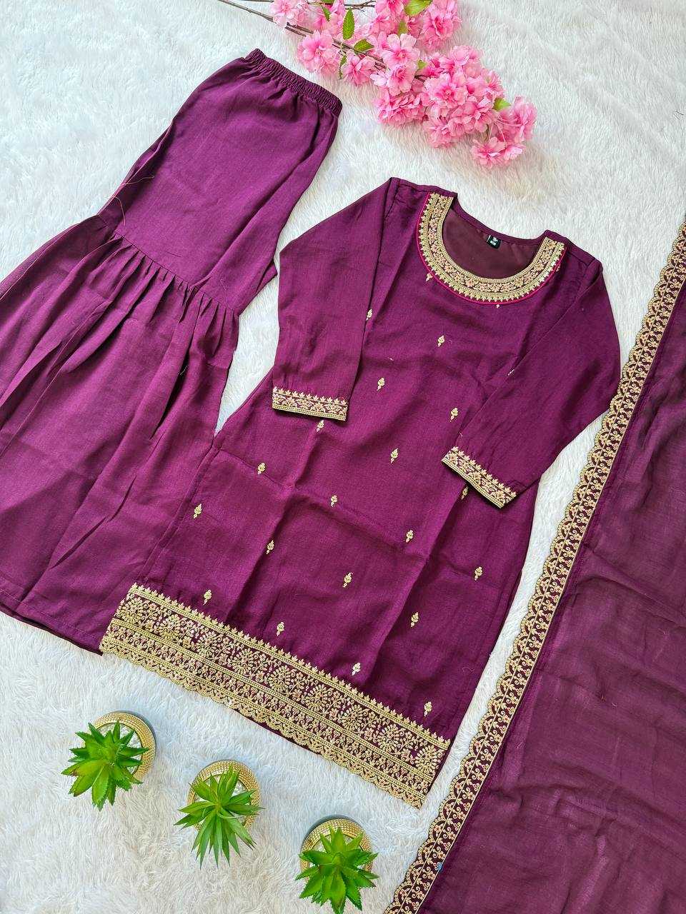 Ynf Vichitra Silk KESH537 KOSKI Suits & Dresses Wholesale Sharara Salwar Suits Embroidery Suits Party wear suits Manufacturer