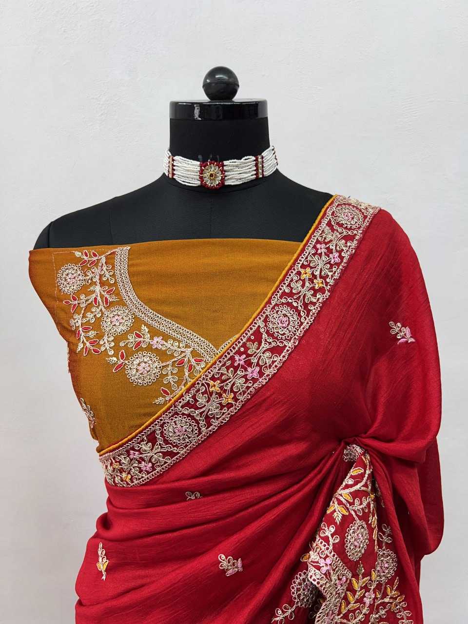 Ynf Vichitra Silk KESH543 106 Sarees Wholesale Fancy Sarees Sequence Sarees Embroidered Sarees Manufacturer
