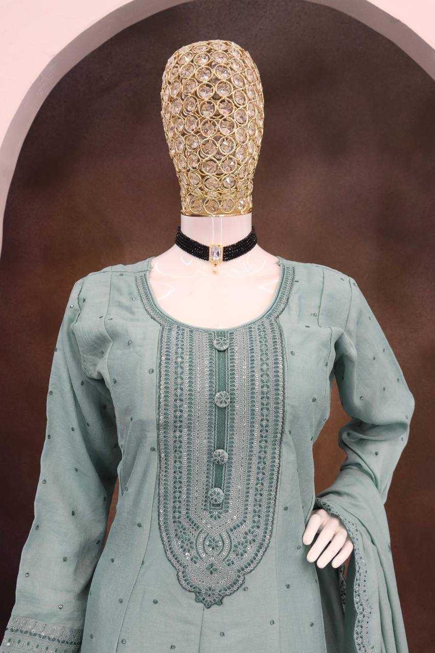 Ynf Vichitra Silk RIN131 10012 Gowns Wholesale Silk Gowns Gown With Dupatta Manufacturer