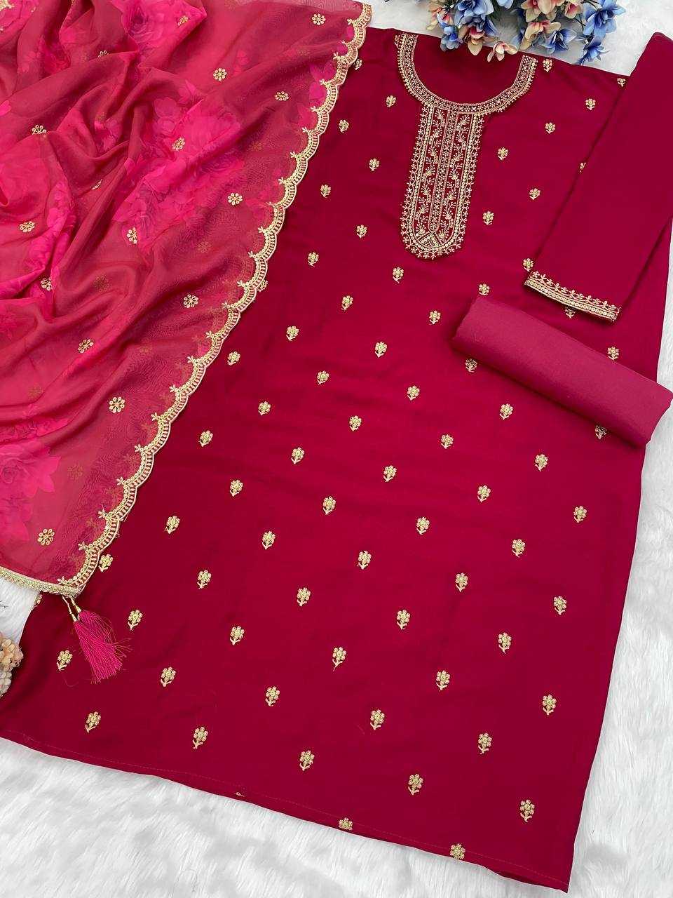 Ynf Vichitra Silk RIN131 709 Suits & Dresses Wedding Collections Festive Collections Wholesale Ladies Silk Suit Suit Material Embroidered Suits Manufacturer