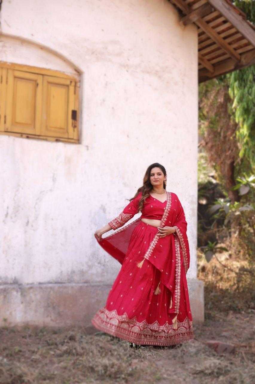 Ynf Vichitra Silk RIN133 008 Lehengas Wholesale Designer Lehenga Fancy Lehenga Lehenga With Cancan Manufacturer