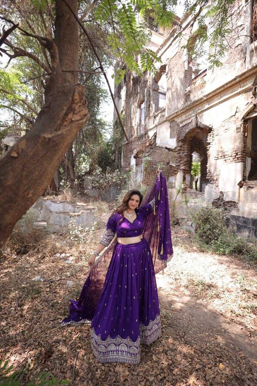 Ynf Vichitra Silk RIN133 008 Lehengas Wholesale Designer Lehenga Fancy Lehenga Lehenga With Cancan Manufacturer