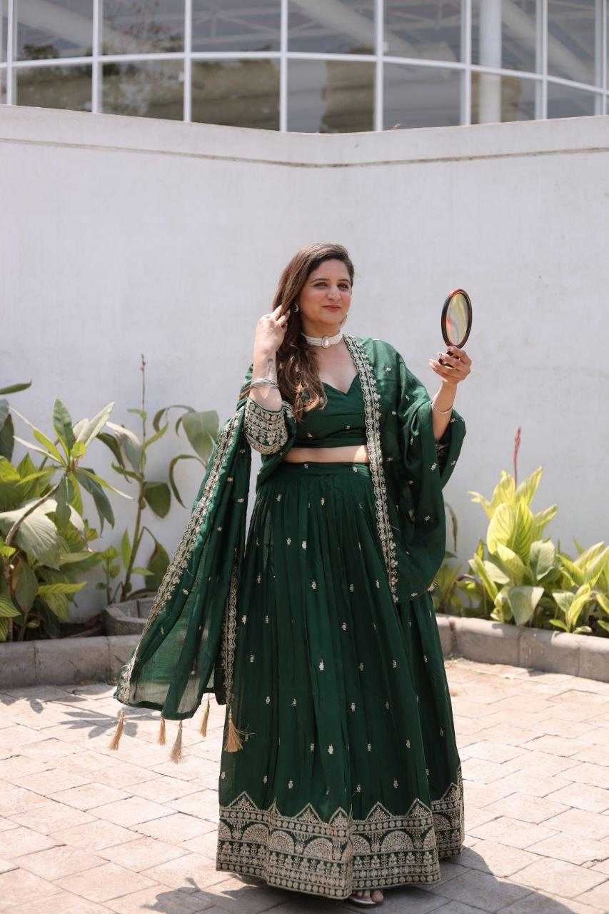 Ynf Vichitra Silk RIN133 008 Lehengas Wholesale Designer Lehenga Fancy Lehenga Lehenga With Cancan Manufacturer