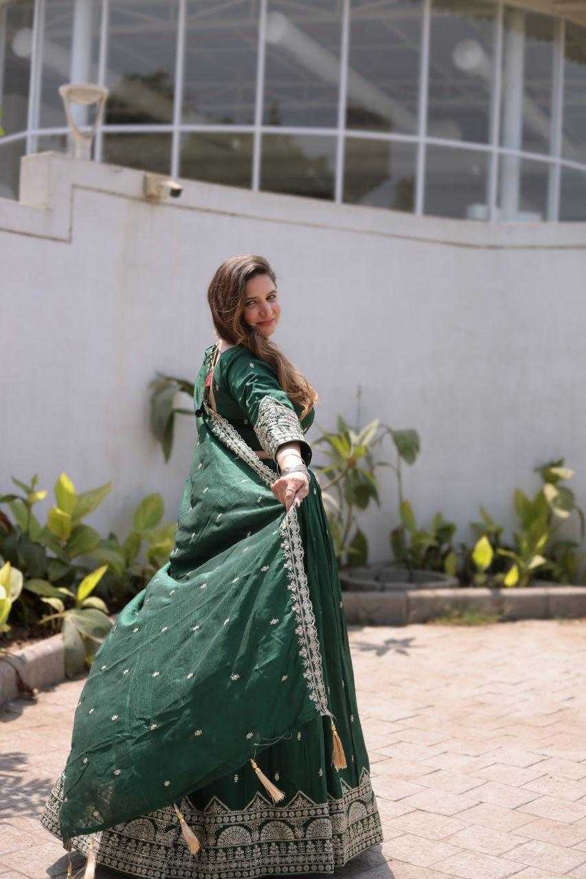 Ynf Vichitra Silk RIN133 008 Lehengas Wholesale Designer Lehenga Fancy Lehenga Lehenga With Cancan Manufacturer