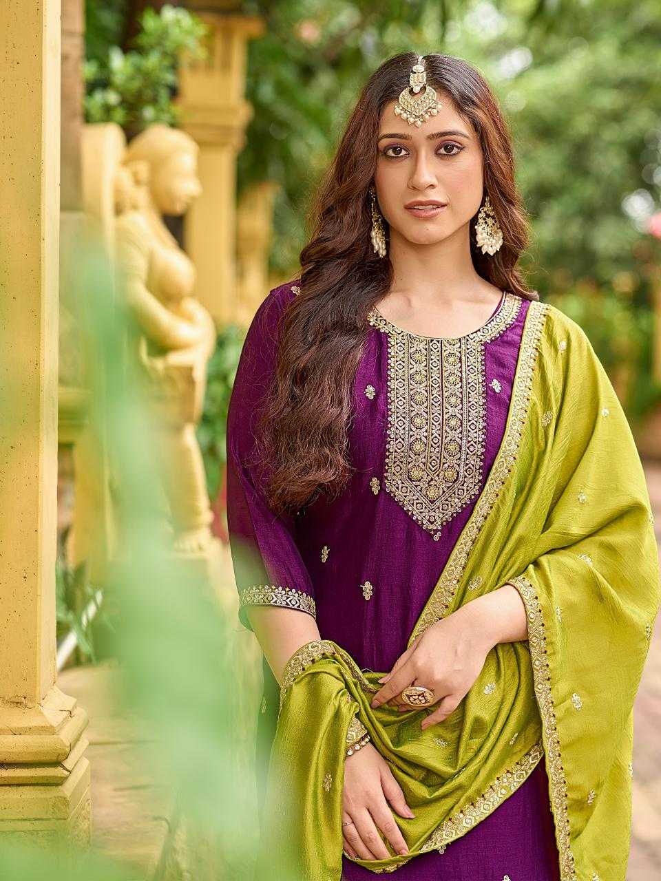 Ynf Vichitra Silk RIN190 AANCHI-HIRAL Setwise Collections Wholesale Kurtis Catalogs Manufacturer