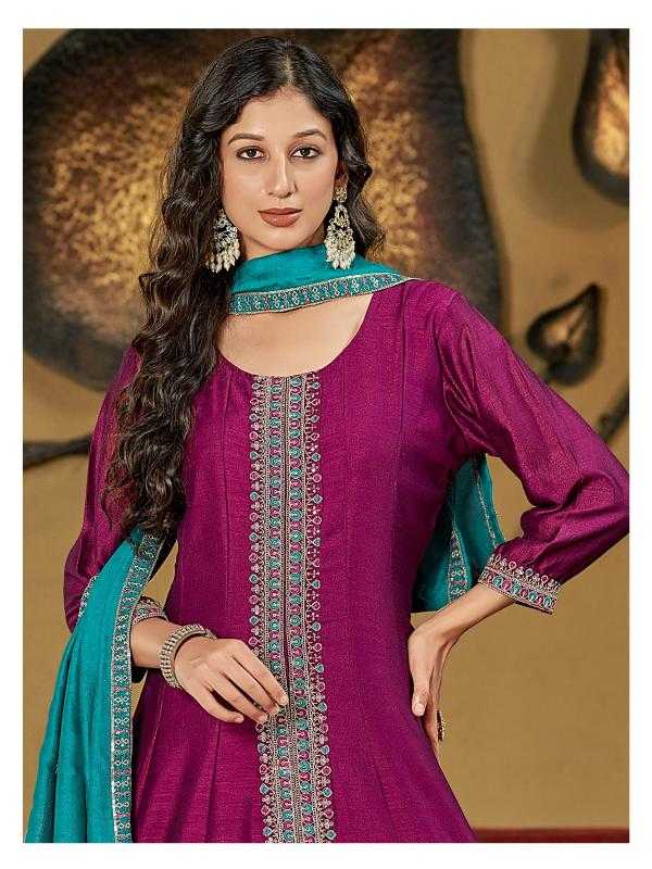 Ynf Vichitra Silk RIN190 AANCHI-SONAL Setwise Collections Wholesale Dresses & Suits Catalogs Manufacturer