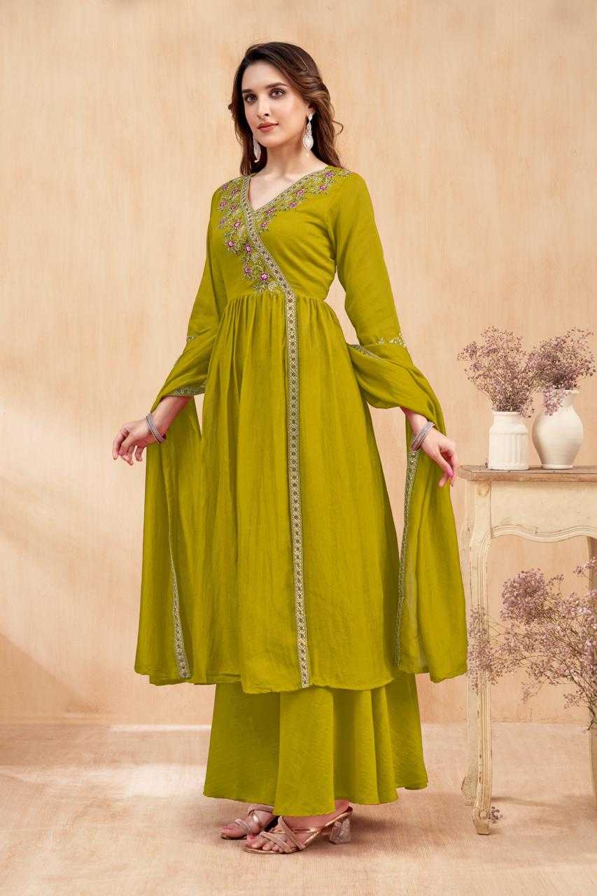 Ynf Vichitra Silk RIN190 FZ Setwise Collections Wholesale Gowns Catalogs Manufacturer