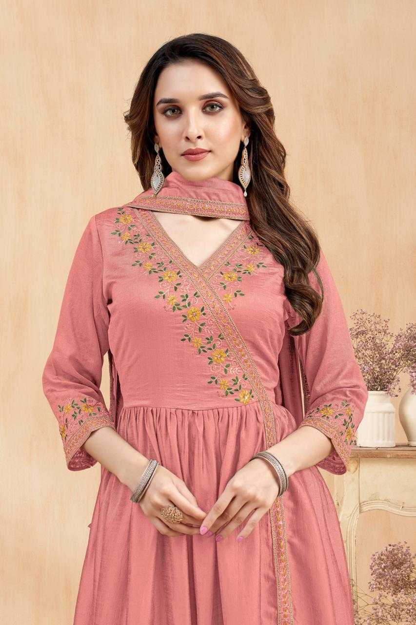 Ynf Vichitra Silk RIN190 FZ Setwise Collections Wholesale Gowns Catalogs Manufacturer