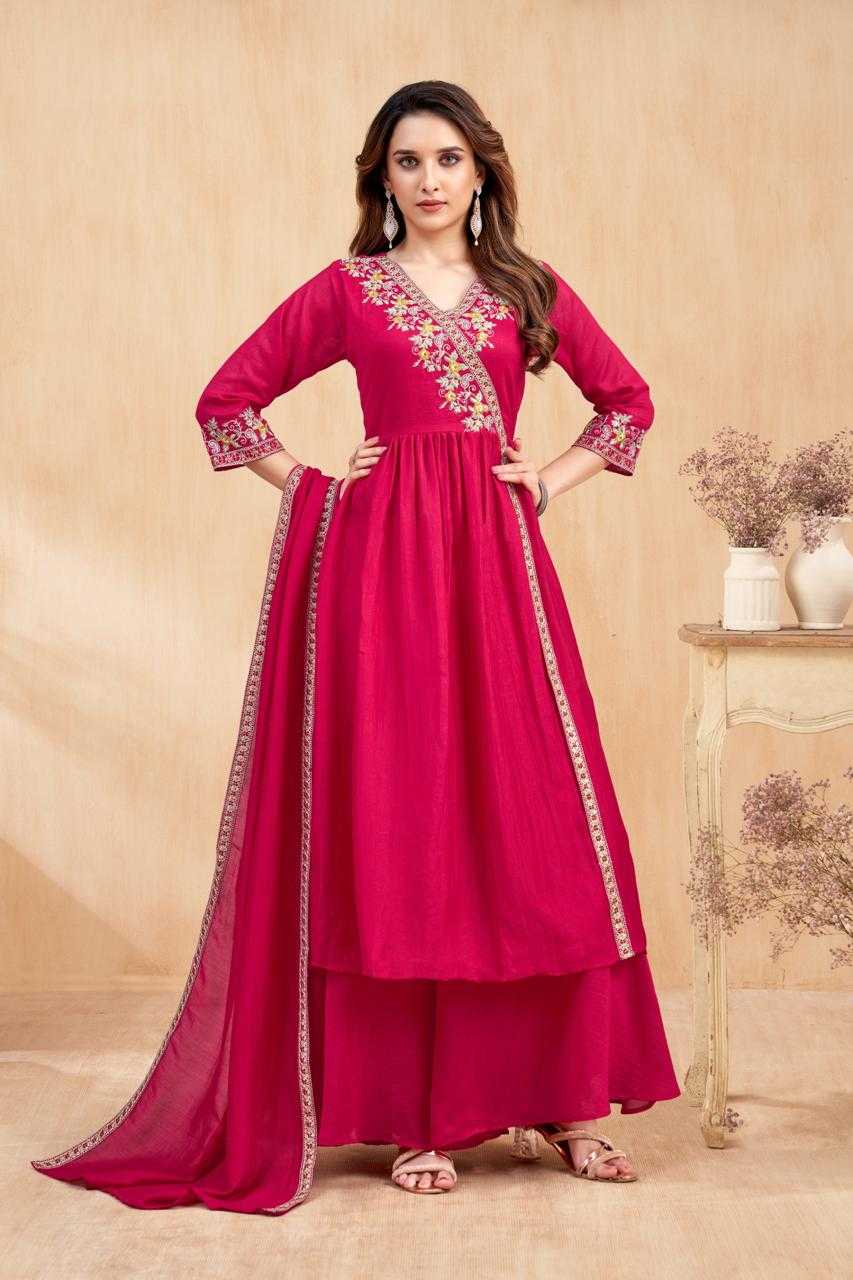 Ynf Vichitra Silk RIN190 FZ Setwise Collections Wholesale Gowns Catalogs Manufacturer