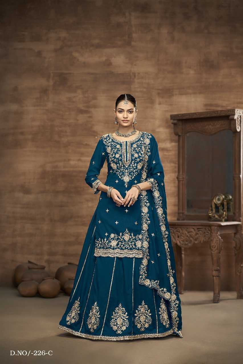 Ynf Vichitra Silk RIN197 4853 Suits & Dresses Wholesale Party wear suits Wedding Suits Designer Suits Manufacturer