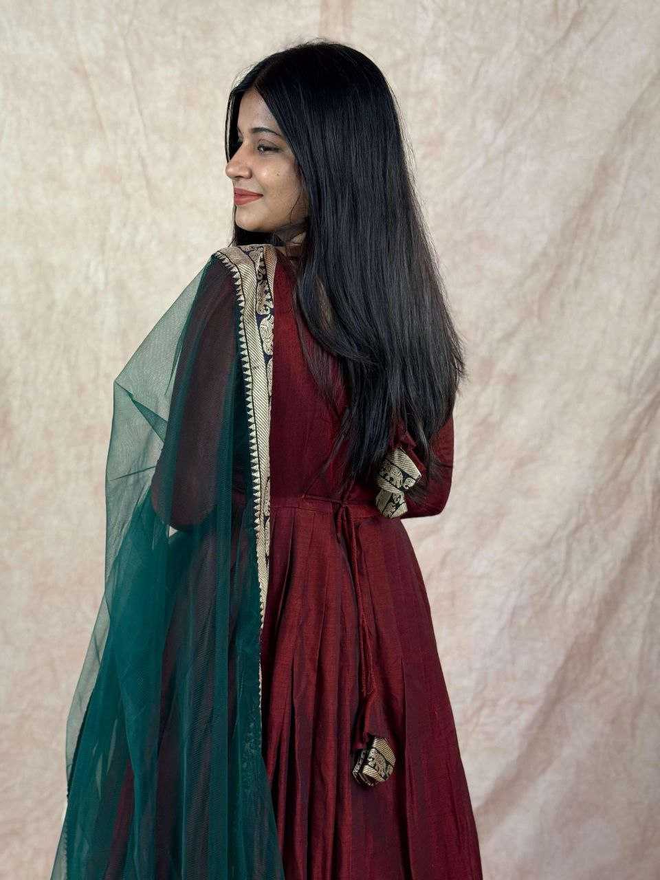 Ynf Vichitra Silk RIN217 328 Gowns Wholesale Fancy Gowns Embroidery Gowns Party Gowns Manufacturer