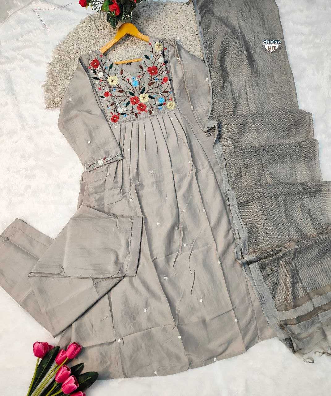 Ynf Viscos Chifon KESH536 3001 Suits & Dresses Wholesale Ladies Suits Embroidery Suits Designer Suits Manufacturer