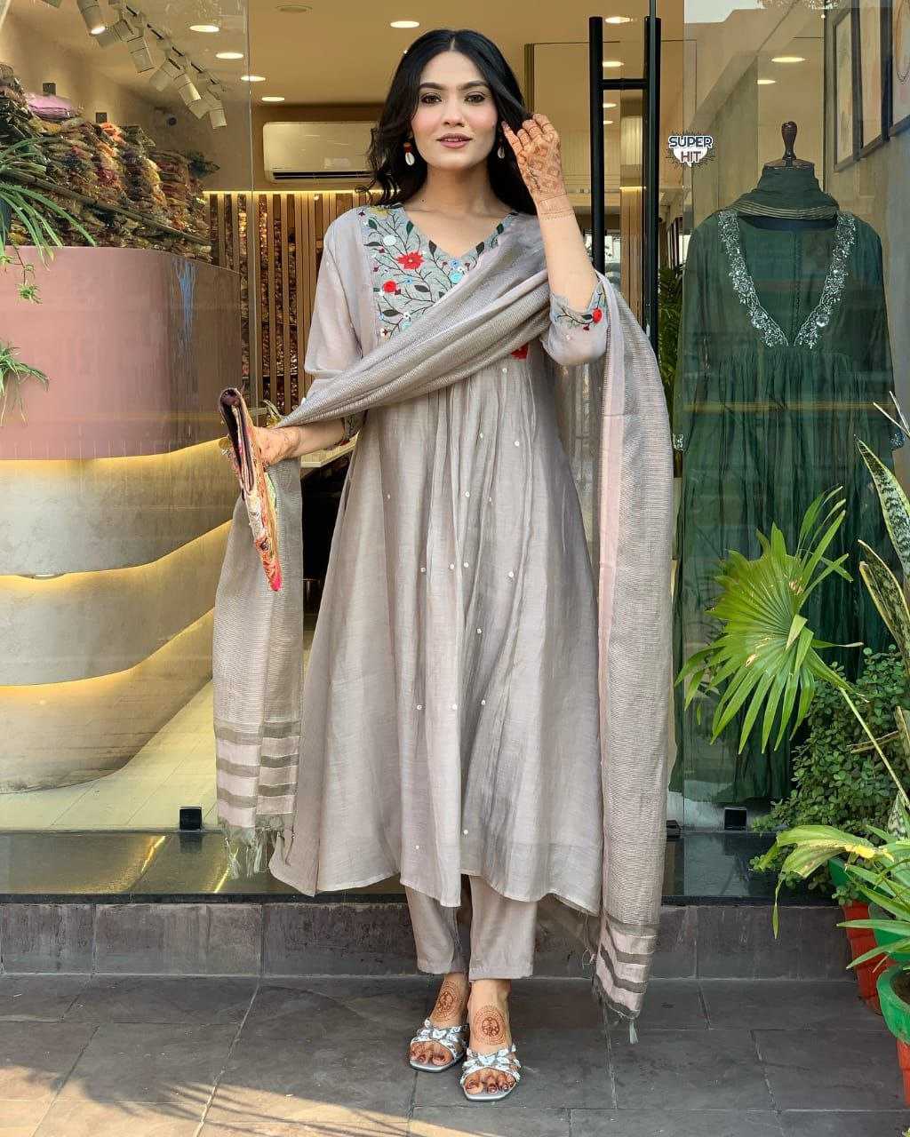 Ynf Viscos Chifon KESH536 3001 Suits & Dresses Wholesale Ladies Suits Embroidery Suits Designer Suits Manufacturer