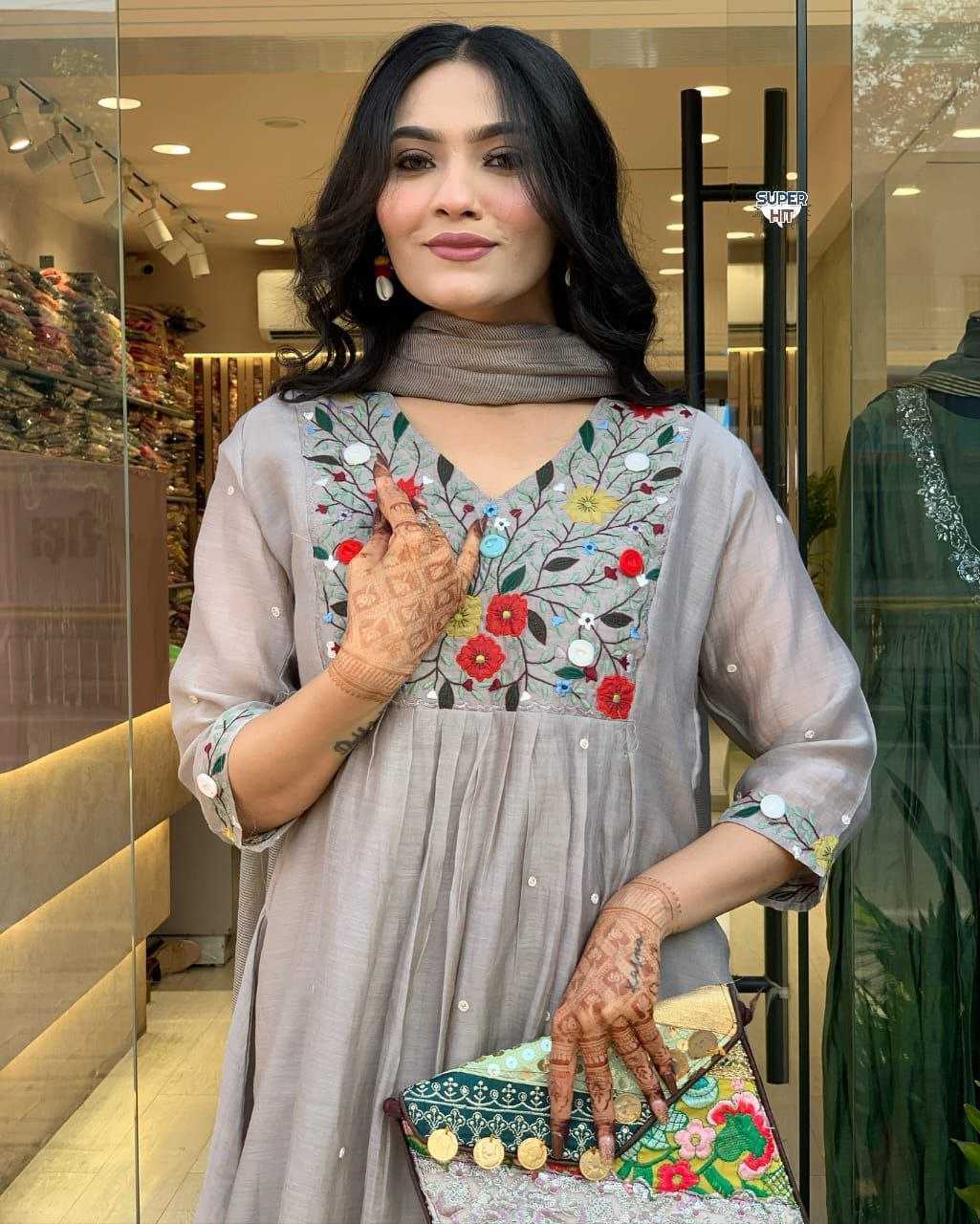 Ynf Viscos Chifon KESH536 3001 Suits & Dresses Wholesale Ladies Suits Embroidery Suits Designer Suits Manufacturer