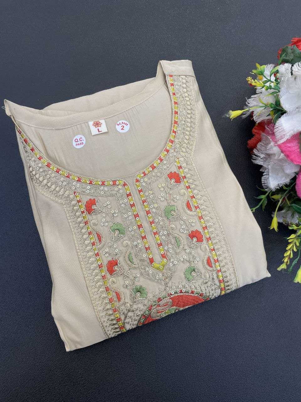 Ynf Viscose Chanderi KESH529 642 Suits & Dresses Wedding Collections Festive Collections Wholesale Embroidery Suits Chanderi Suit Wedding guest dresses Manufacturer