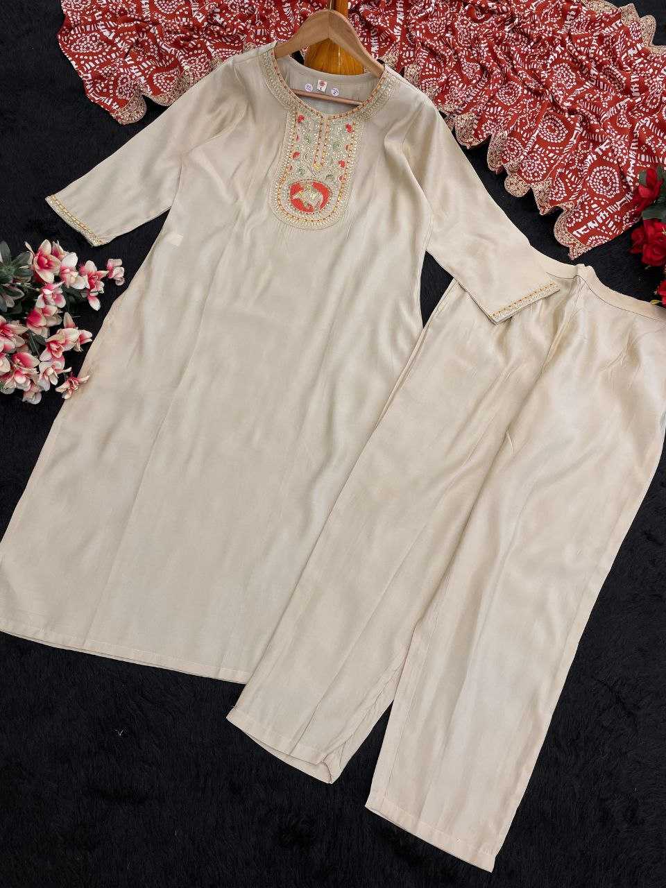 Ynf Viscose Chanderi KESH529 642 Suits & Dresses Wedding Collections Festive Collections Wholesale Embroidery Suits Chanderi Suit Wedding guest dresses Manufacturer