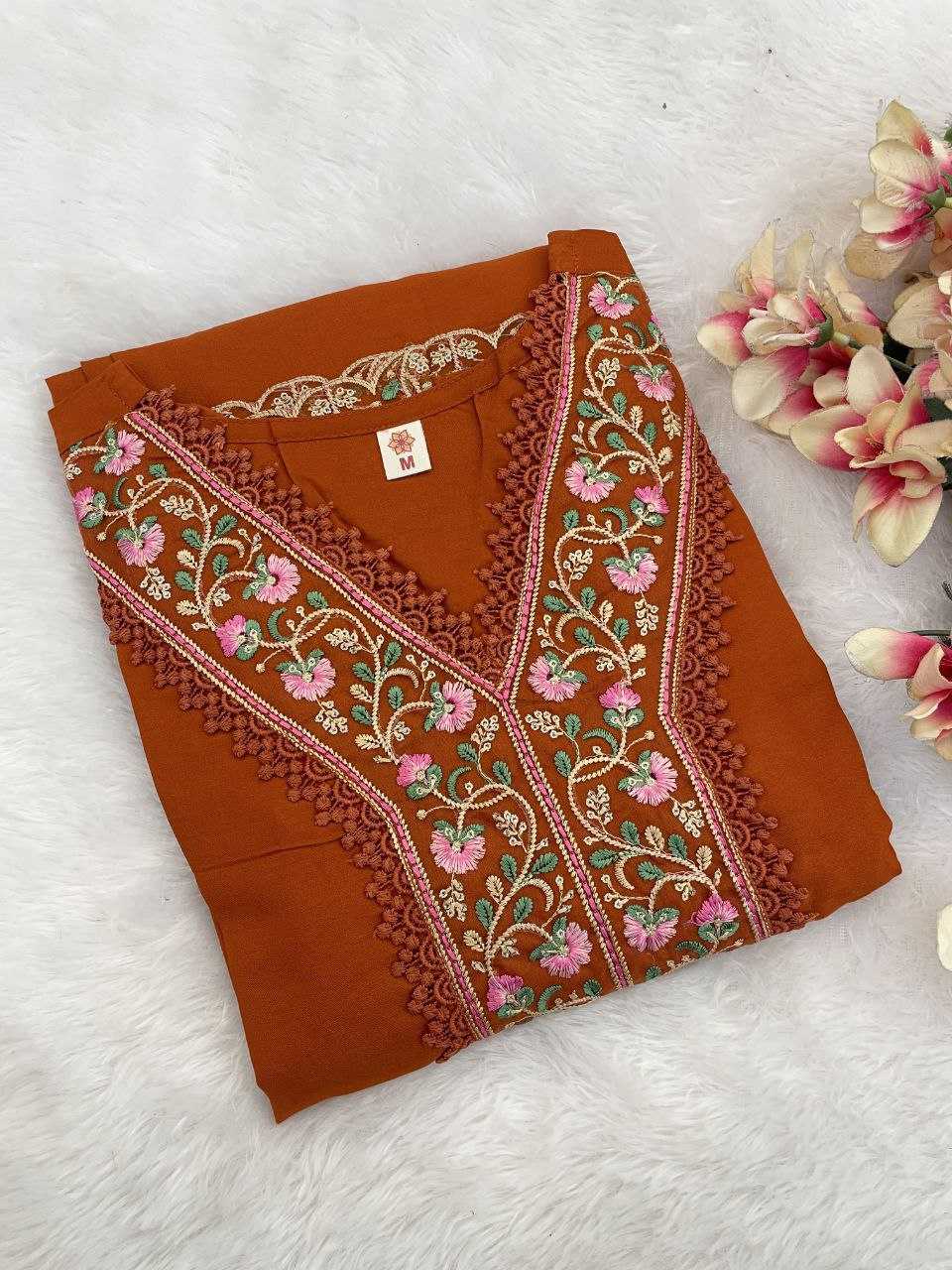 Ynf Viscose Chanderi KESH529 642 Suits & Dresses Wedding Collections Festive Collections Wholesale Embroidery Suits Chanderi Suit Wedding guest dresses Manufacturer