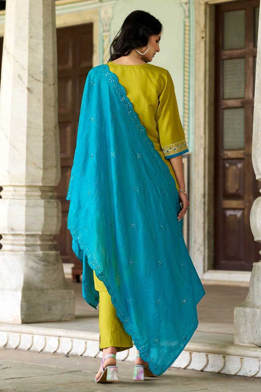 Ynf Viscose Chanderi KESH529 alexa Suits & Dresses Wholesale Ladies Suits Dresses Long Kurti Suits Manufacturer