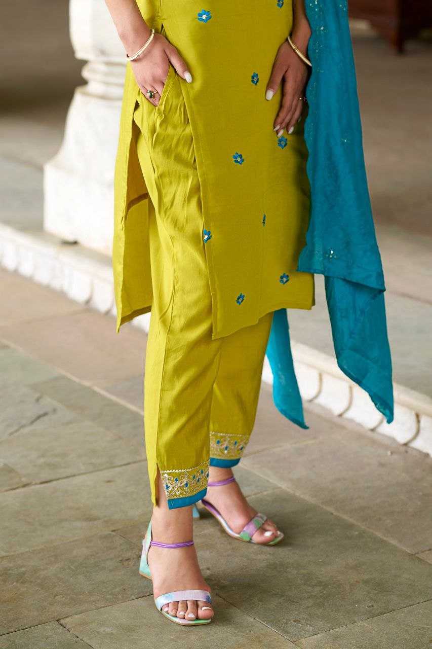 Ynf Viscose Chanderi KESH529 alexa Suits & Dresses Wholesale Ladies Suits Dresses Long Kurti Suits Manufacturer