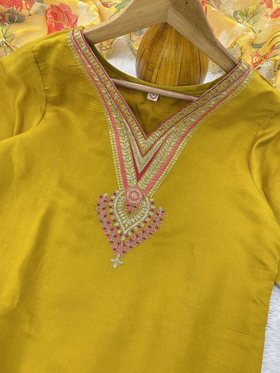 Ynf Viscose Chanderi KESH529 ANUSHREE Suits & Dresses Wedding Collections Festive Collections Wholesale Embroidery Suits Chanderi Suit Casual Dresses Manufacturer