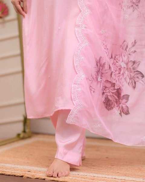 Ynf Viscose Chanderi RIN131 LAXMI Suits & Dresses Wedding Collections Festive Collections Wholesale Embroidery Suits Ladies Silk Suit Party wear suits Manufacturer