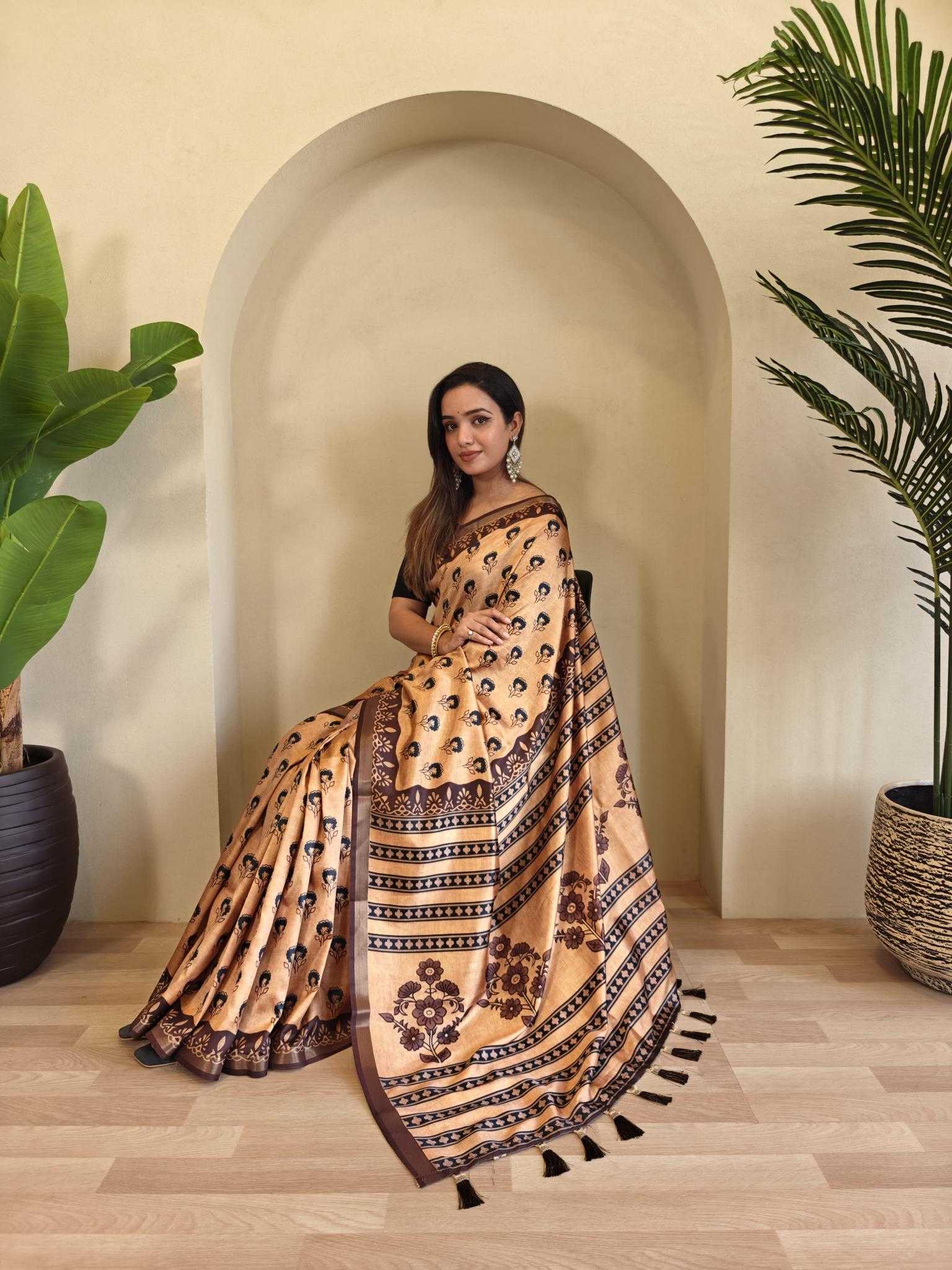 Ynf Viscose KESH249 Neha Sarees Wholesale Printed Sarees Zari Border Sarees Viscose Saree Manufacturer