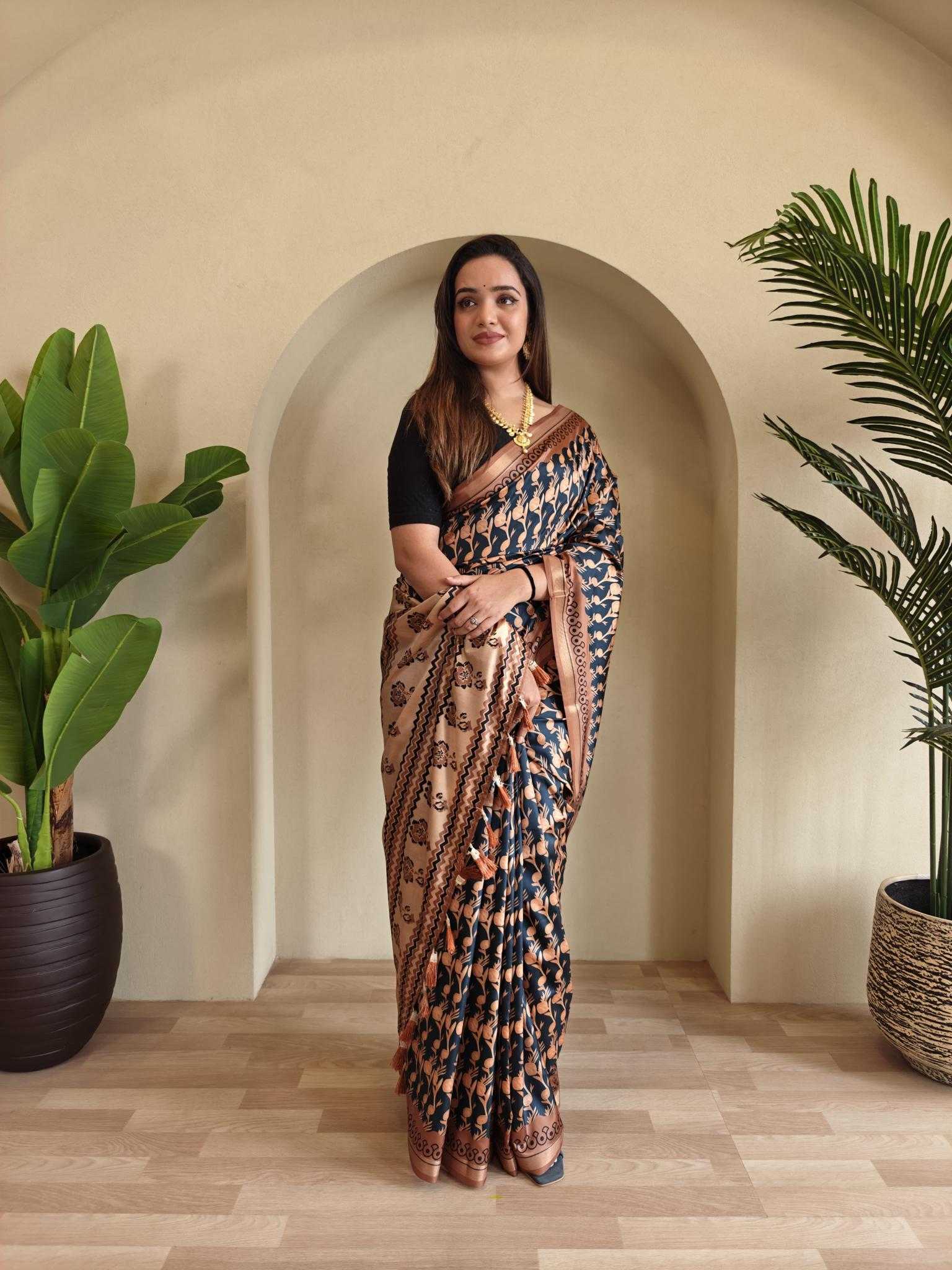 Ynf Viscose KESH249 Neha Sarees Wholesale Printed Sarees Zari Border Sarees Viscose Saree Manufacturer