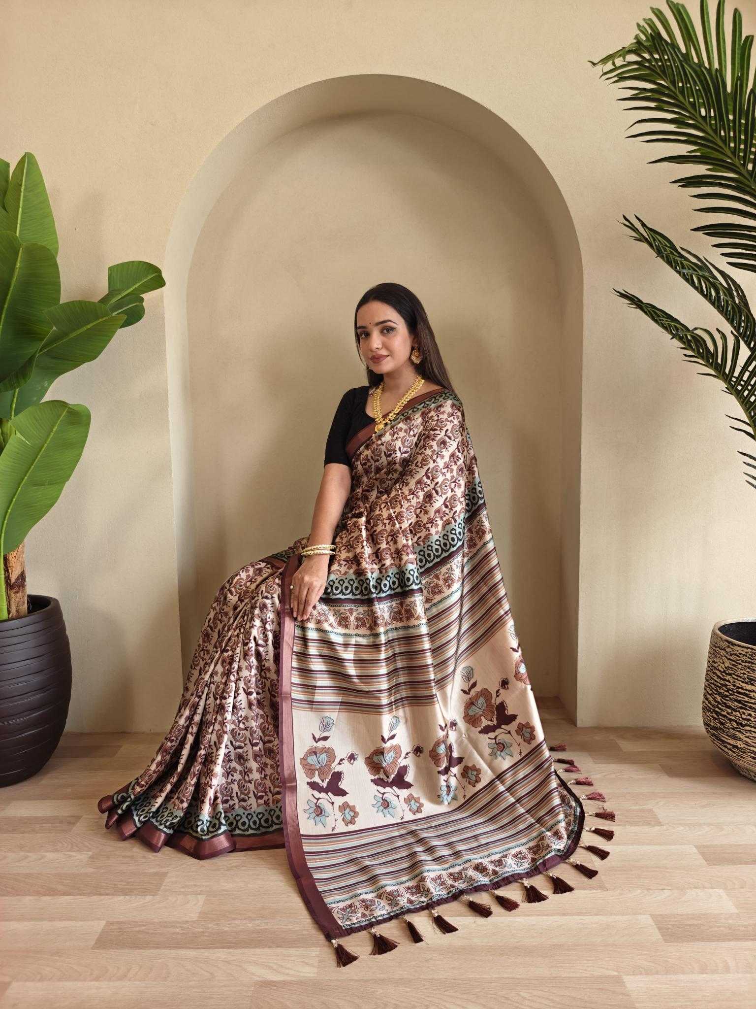 Ynf Viscose KESH249 Neha Sarees Wholesale Printed Sarees Zari Border Sarees Viscose Saree Manufacturer