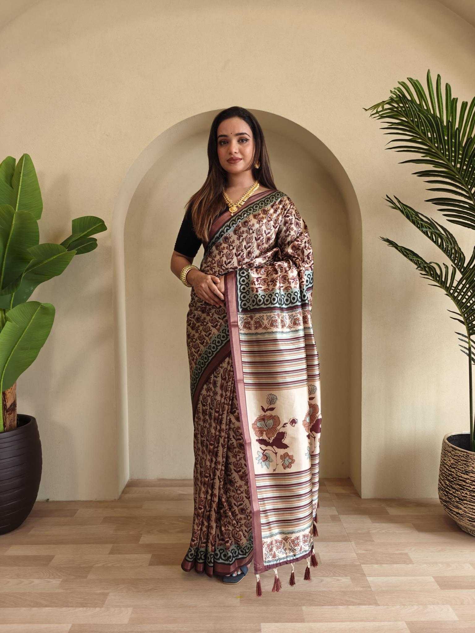Ynf Viscose KESH249 Neha Sarees Wholesale Printed Sarees Zari Border Sarees Viscose Saree Manufacturer