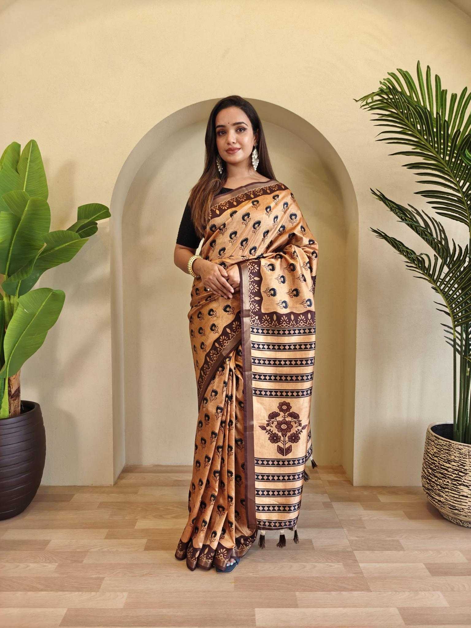 Ynf Viscose KESH249 Neha Sarees Wholesale Printed Sarees Zari Border Sarees Viscose Saree Manufacturer