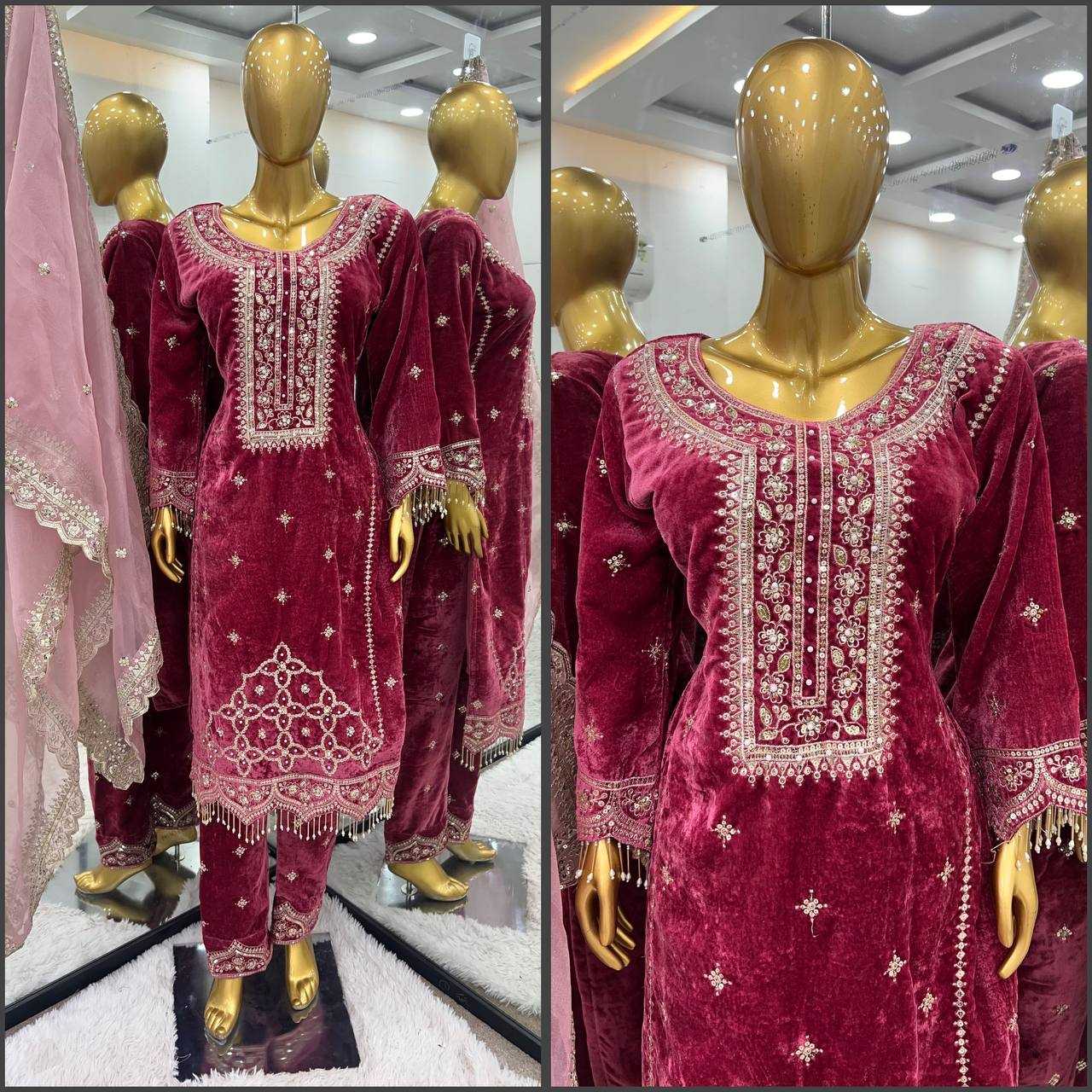 Ynf Viscose KESH499 828 Kurti Wholesale Kurti Bottom With Dupatta Embroidered Kurtis Manufacturer