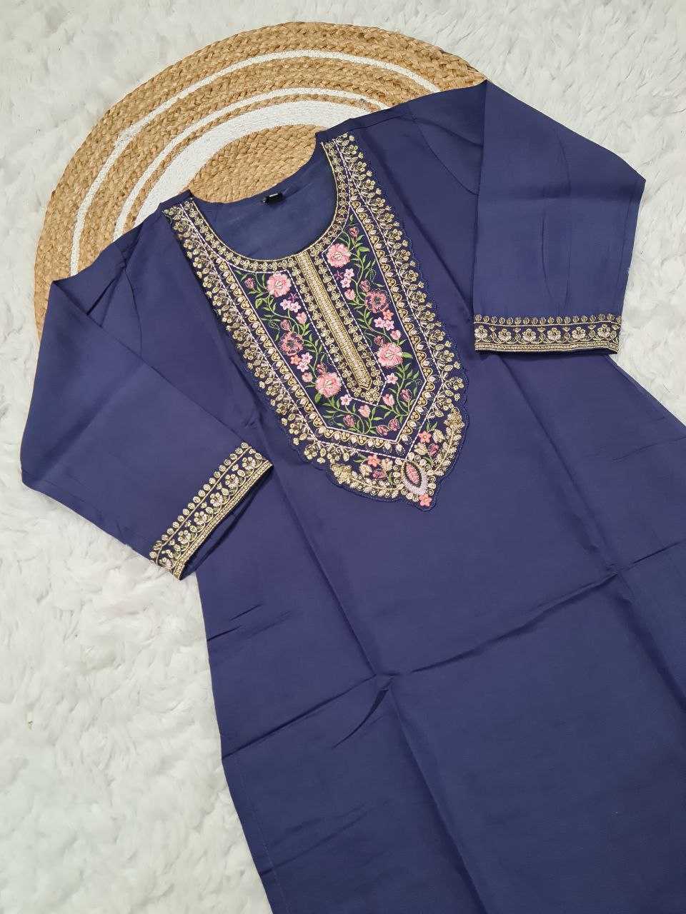 Ynf Viscose KESH529 ANAYA Kurti Wholesale Casual Kurtis Festive Kurtis Party Wear Kurtis Embroidered Kurtis Manufacturer