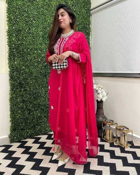 Ynf Viscose KESH529 CHAHAT Suits & Dresses Wholesale Ladies Suits Embroidery Suits Party wear suits Chanderi Suit Manufacturer