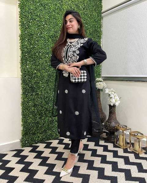 Ynf Viscose KESH529 CHAHAT Suits & Dresses Wholesale Ladies Suits Embroidery Suits Party wear suits Chanderi Suit Manufacturer