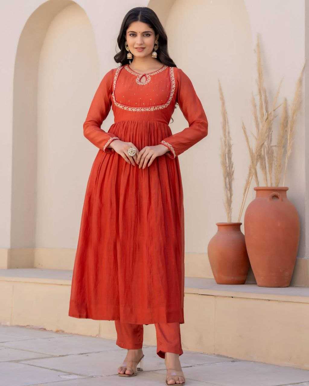 Ynf Viscose KESH529 RADHIKA Suits & Dresses Wedding Collections Festive Collections Wholesale Ladies Silk Suit Party wear suits Embroidered Suits Manufacturer