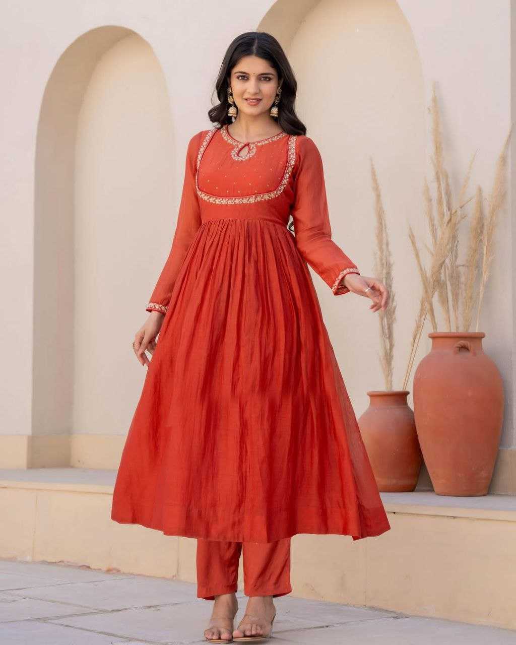 Ynf Viscose KESH529 RADHIKA Suits & Dresses Wedding Collections Festive Collections Wholesale Ladies Silk Suit Party wear suits Embroidered Suits Manufacturer