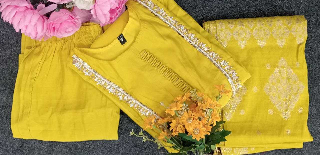 Ynf Viscose KESH552 58 Suits & Dresses Wholesale Ladies Suits Embroidery Suits Palazzo Suit Party wear suits Chanderi Suit Manufacturer