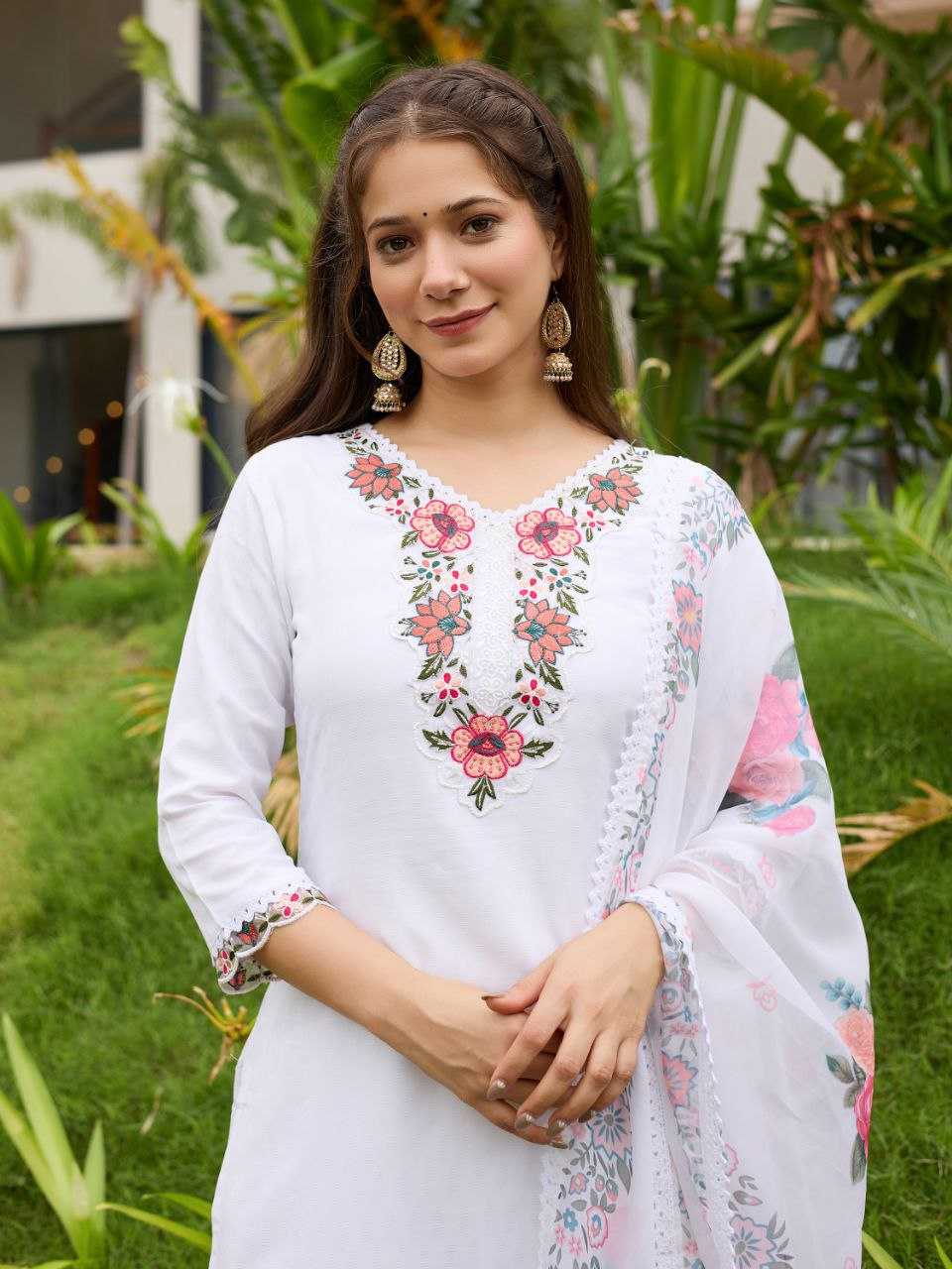 Ynf Viscose Rayon KESH529 ZOYA Suits & Dresses Wedding Collections Festive Collections Wholesale Embroidered Suits White Salwar Suit Wedding Outfits Manufacturer