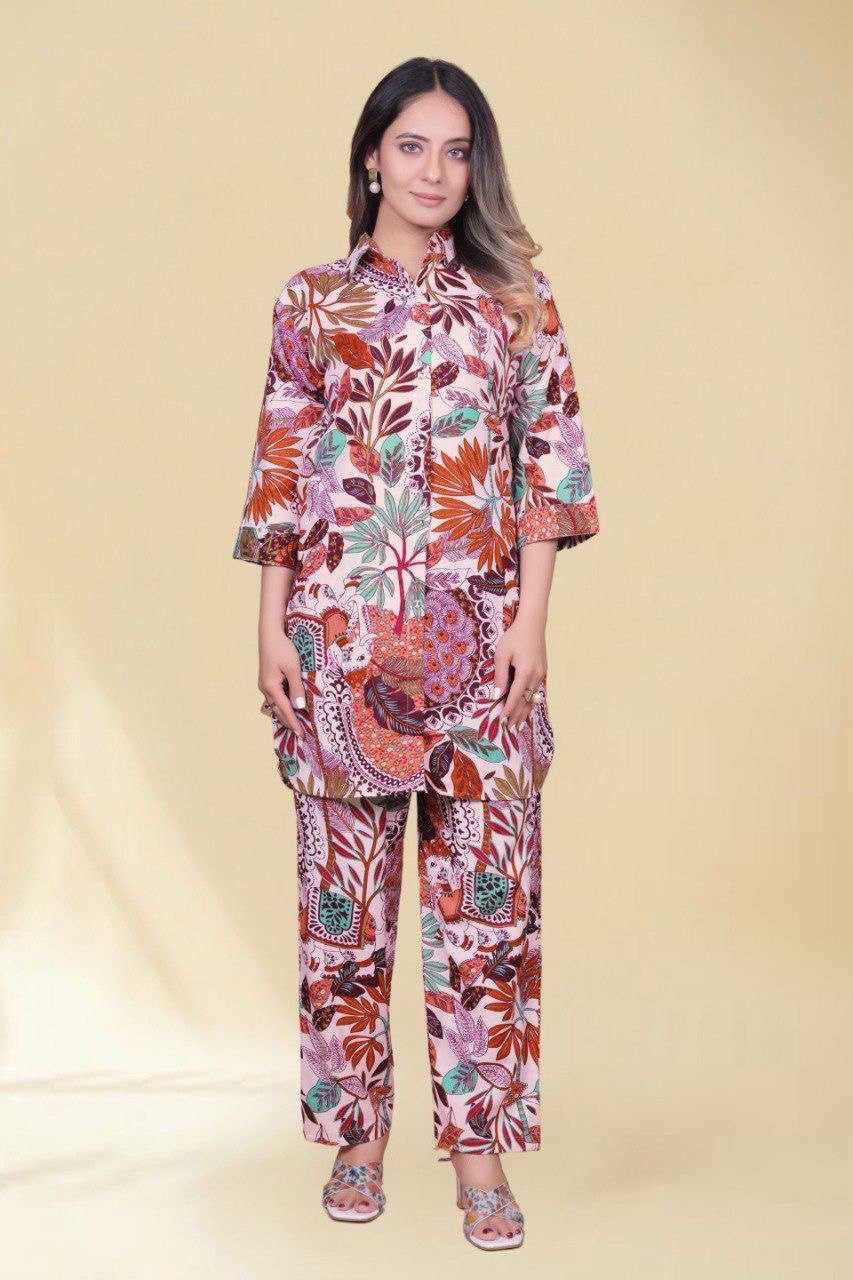 Ynf Viscose Rayon KESH540 1055 Western Wears Wholesale Co-ord Set Manufacturer