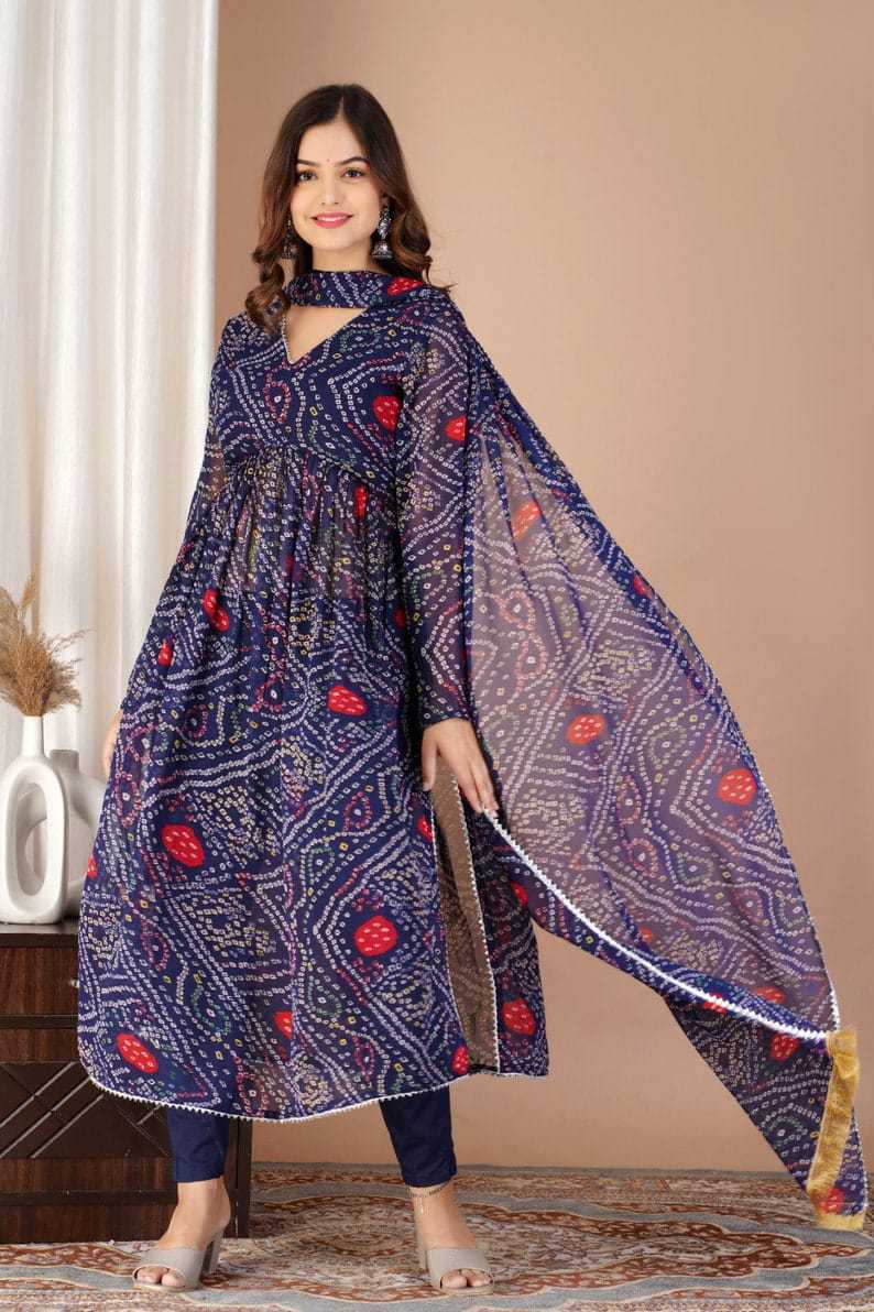 Ynf Viscose Rayon KESH559 381 Kurti Wholesale Anarkali Kurtis Bandhani Kurtis Manufacturer