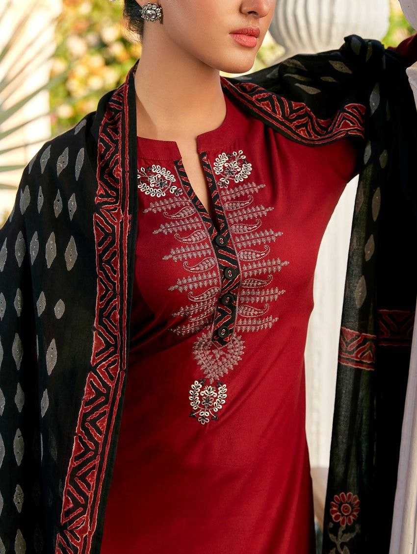 Ynf Viscose Rayon RIN193 HIJAMA Kurti Wholesale Kurti Bottom With Dupatta Embroidered Kurtis Manufacturer